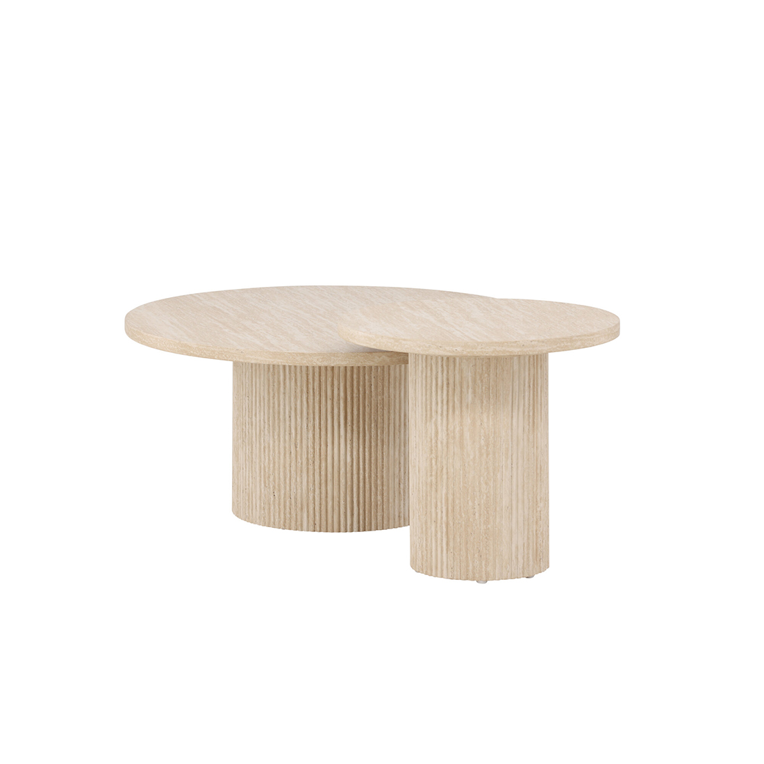 Soffbord Venture Home Härön Set Ø80 cm & Ø50 cm