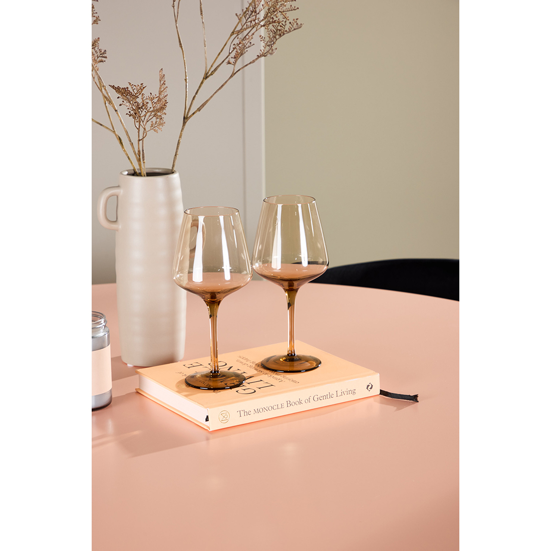 Matgrupp Venture Home Lanzo Ø120 cm med 4st Edina Matstolar