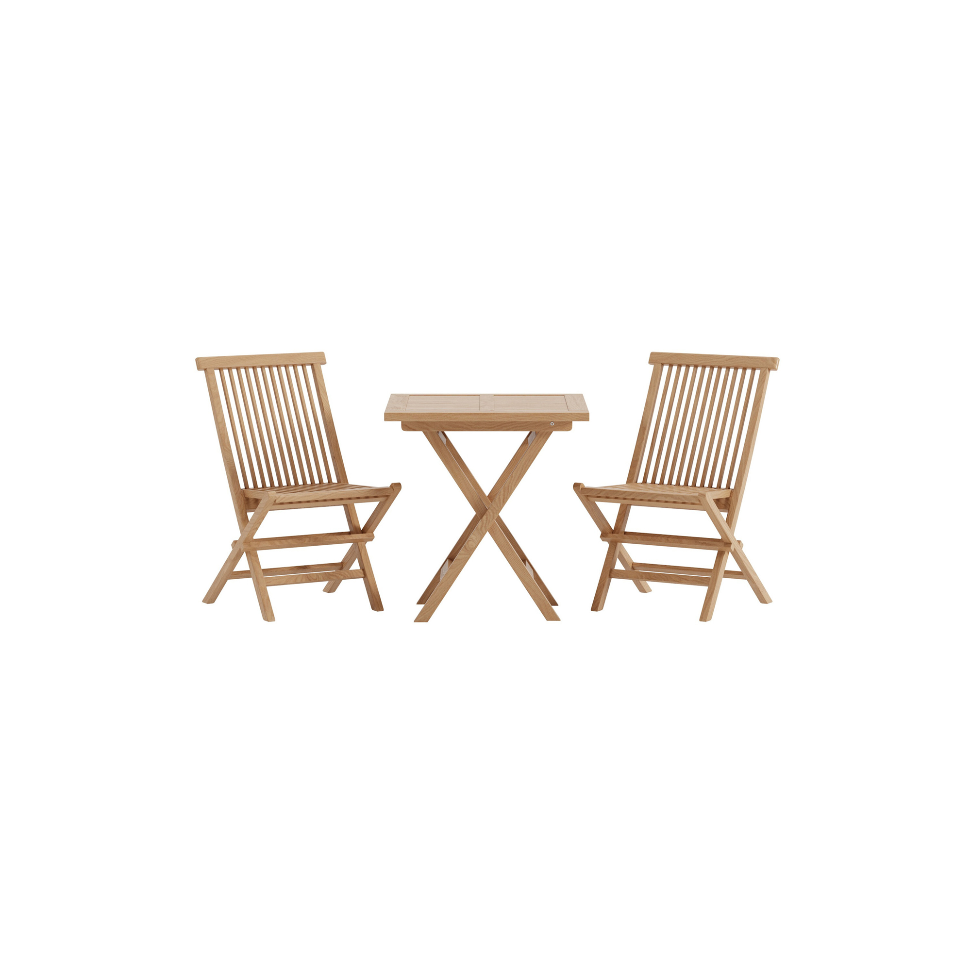 Matgrupp Utomhus Venture Home Kenya 70x70 cm med 2 st Kenya Trädgårdsstolar