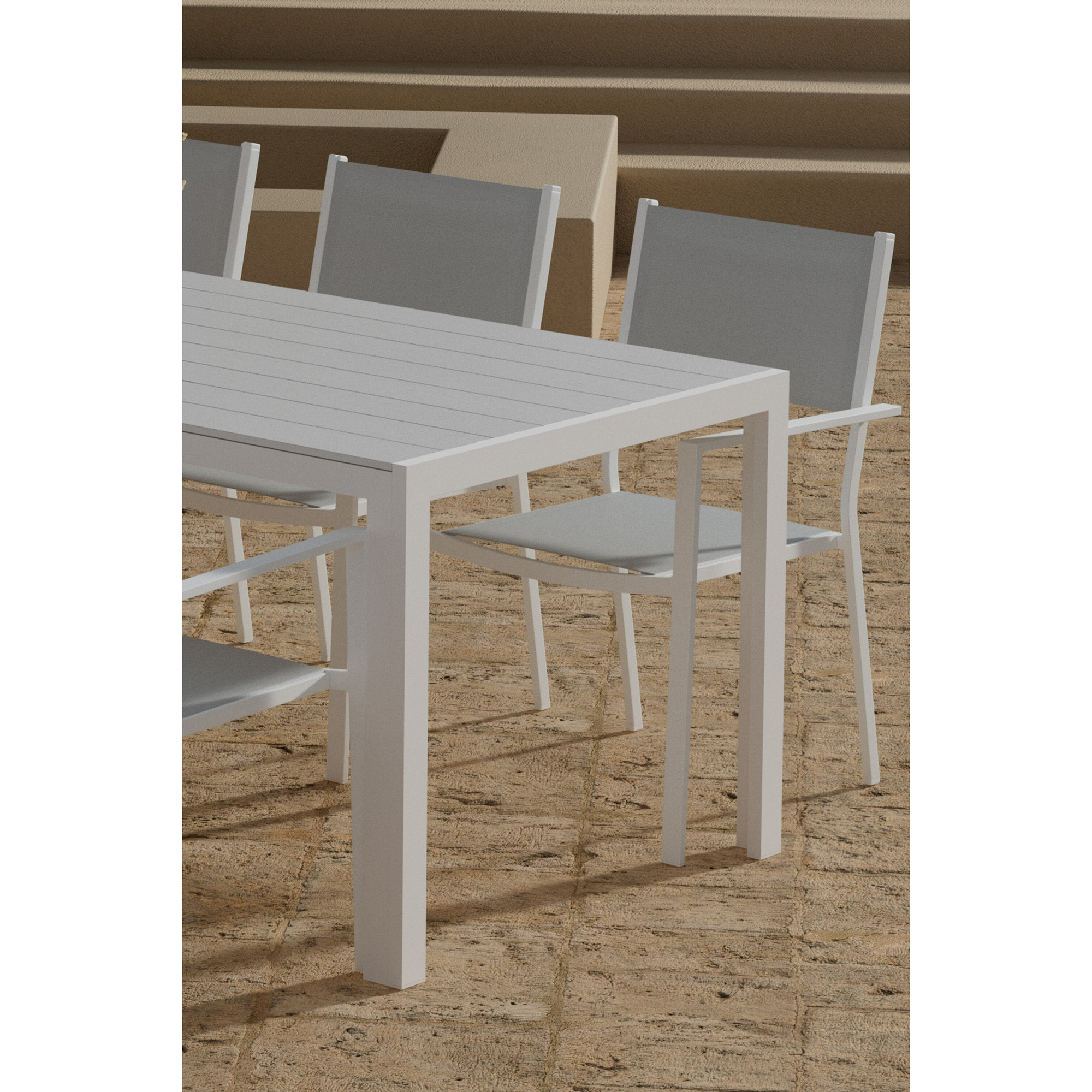 Matgrupp Utomhus Venture Home Break 90x205 cm med 6 st Copacabana Trädgårdsstolar