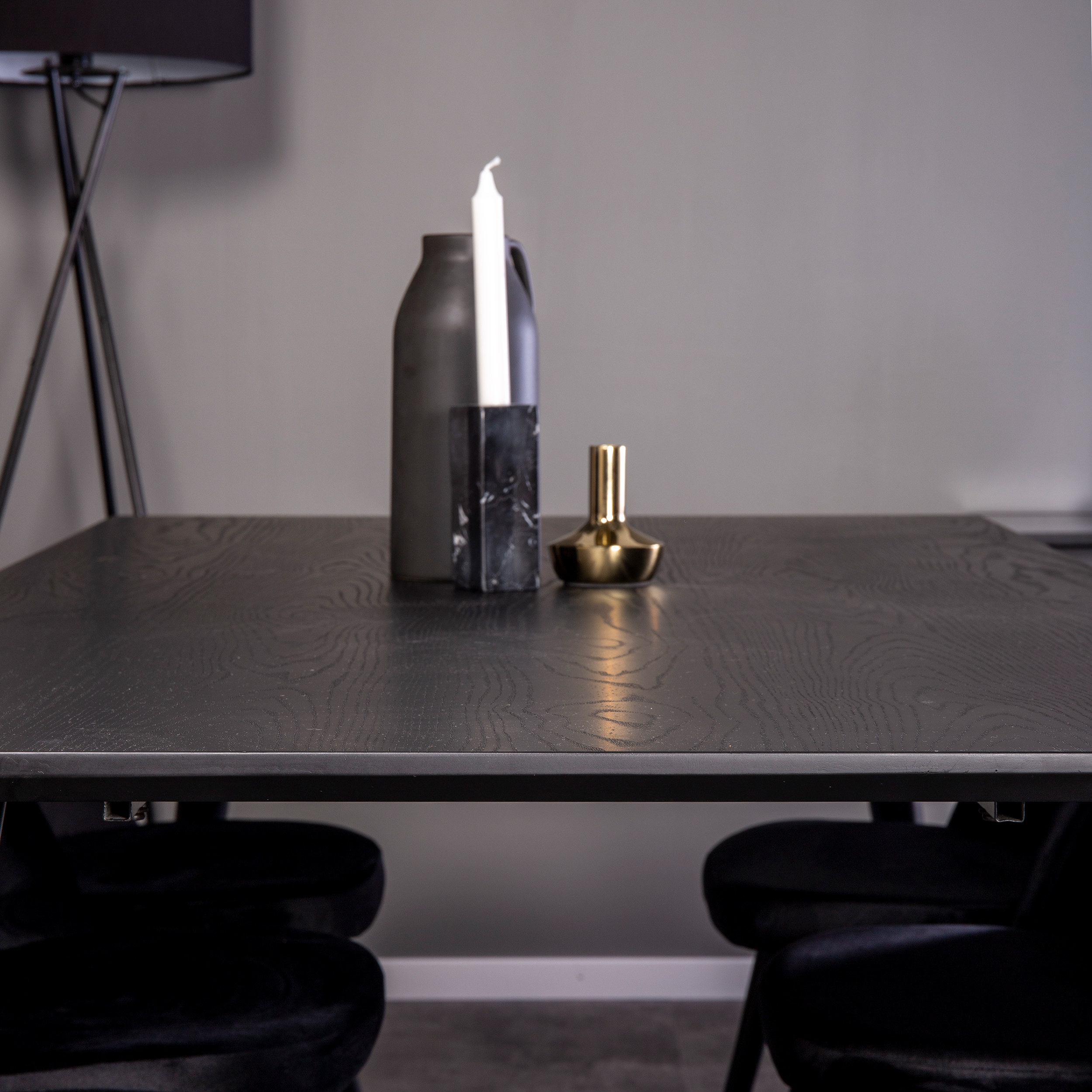 Matgrupp Venture Home Dipp med 6 Velvet Stolar