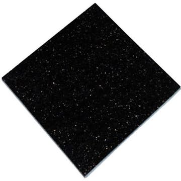Granitplatta Stencentralen Black Galaxy Polerad 30x30 cm