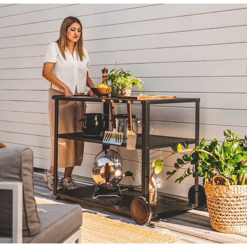 Grillvagn Muurikka Black