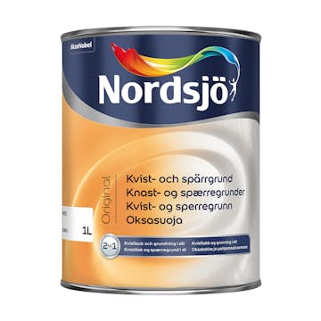 Grund och spärrfärg Nordsjö Original Kvist- & Spärrgrund Vit