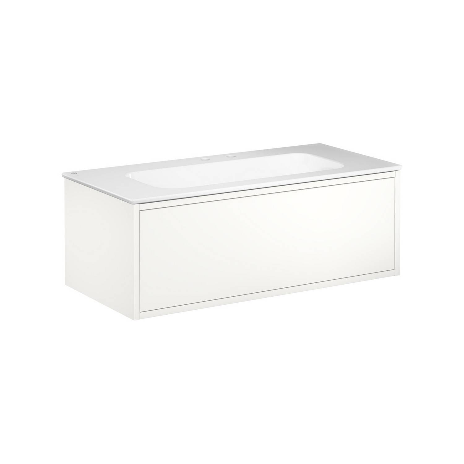 Tvättställskåp Gustavsberg Ducentic 100 cm med Tvättställ i Porslin