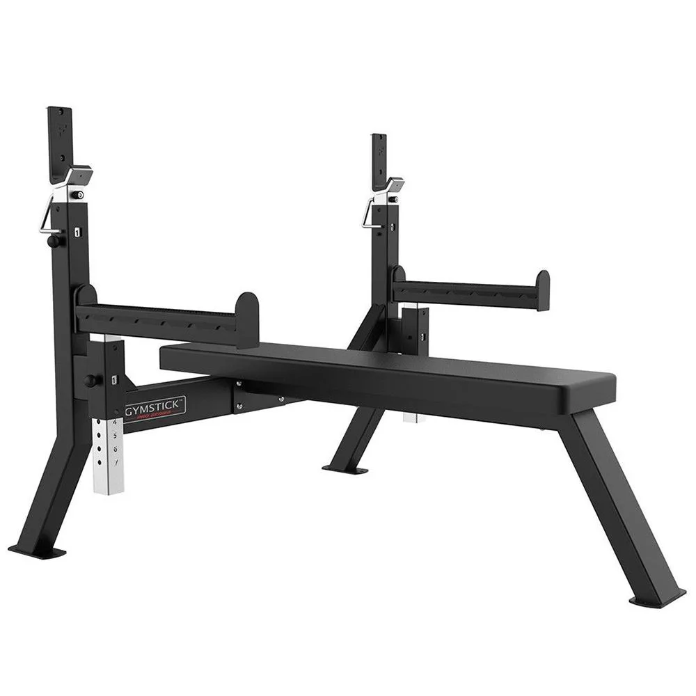 Träningsbänk Gymstick Bench Press PRO10.0 Med Skivstångsställning