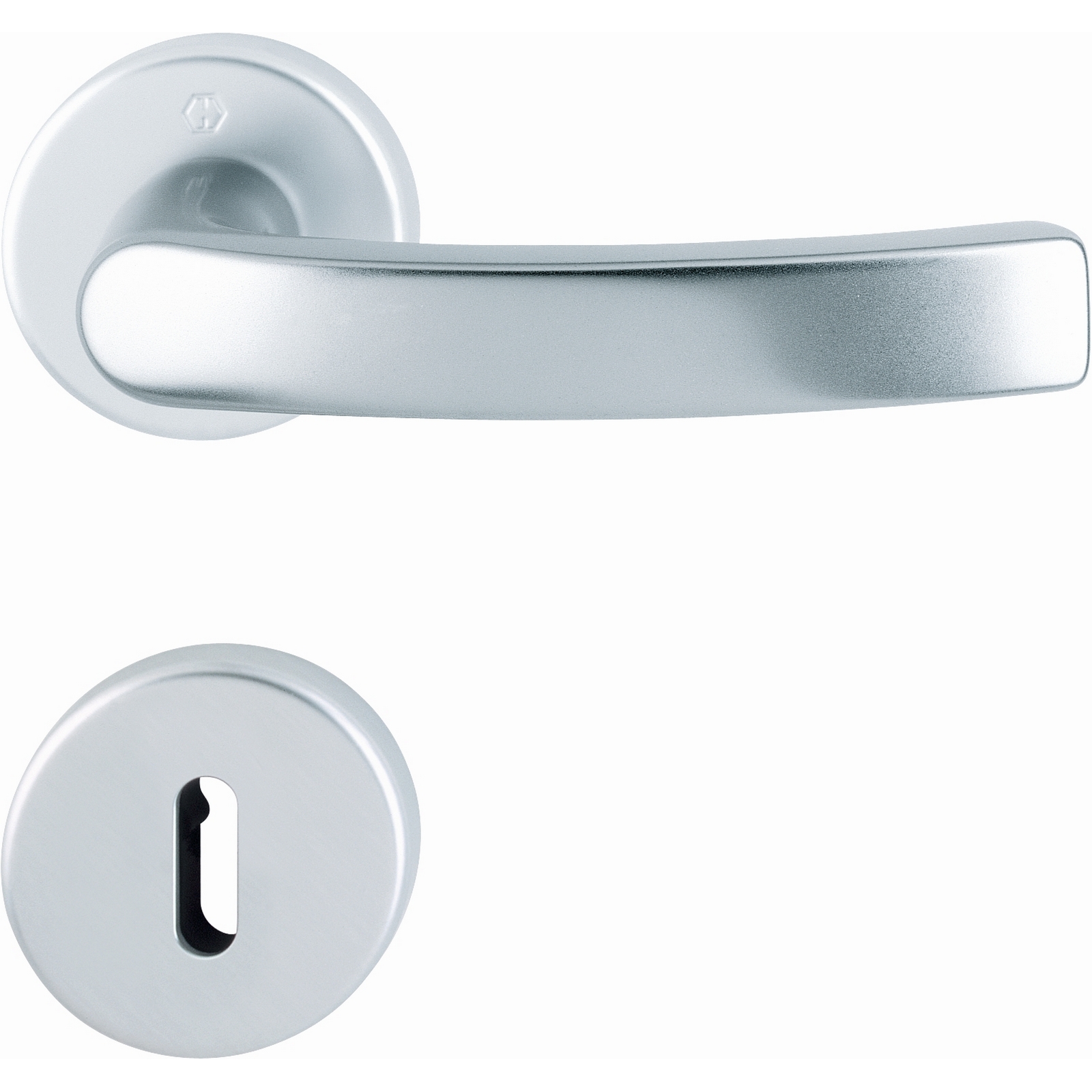 Innerdörrhandtag HOPPE Luxembourg 199 37-42 Nyckelskylt