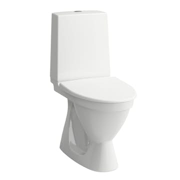 Toalettstol Laufen Rigo 825361 med dolt S-lås inkl Mjuksits