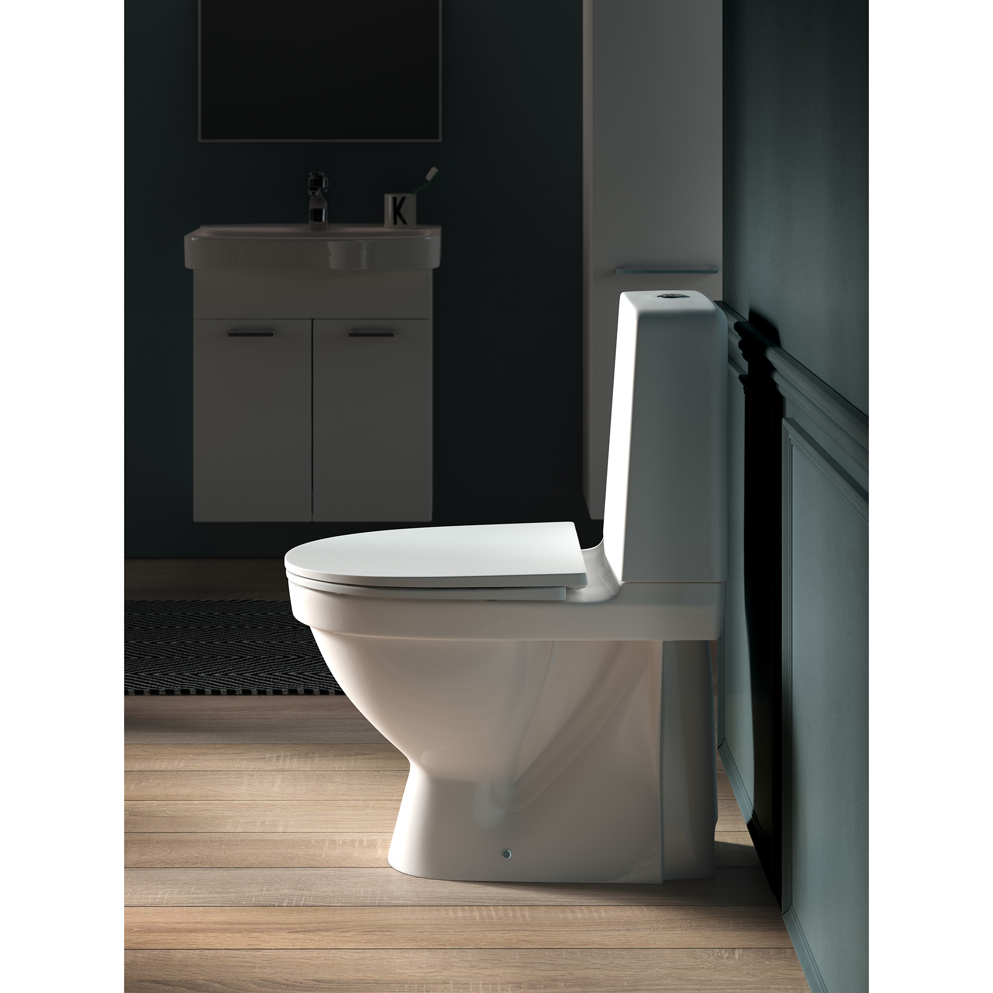 Toalettsits Laufen Kompas Mjukstängande Hårdsits