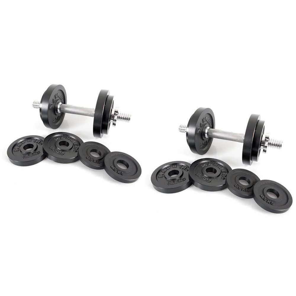 Hantlar Hammer Sport Dumbbell Set Black 30kg