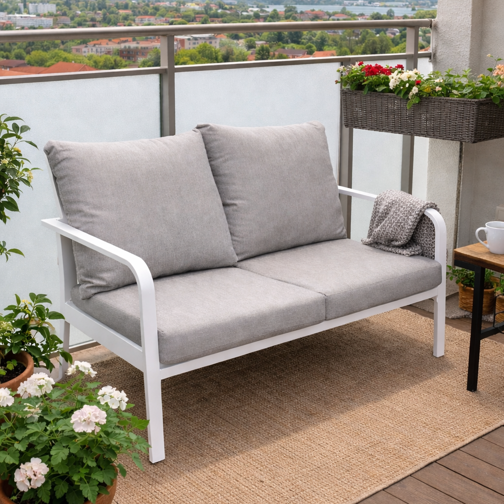 Soffa Hillerstorp Hånger 2-sits Vit/Grå