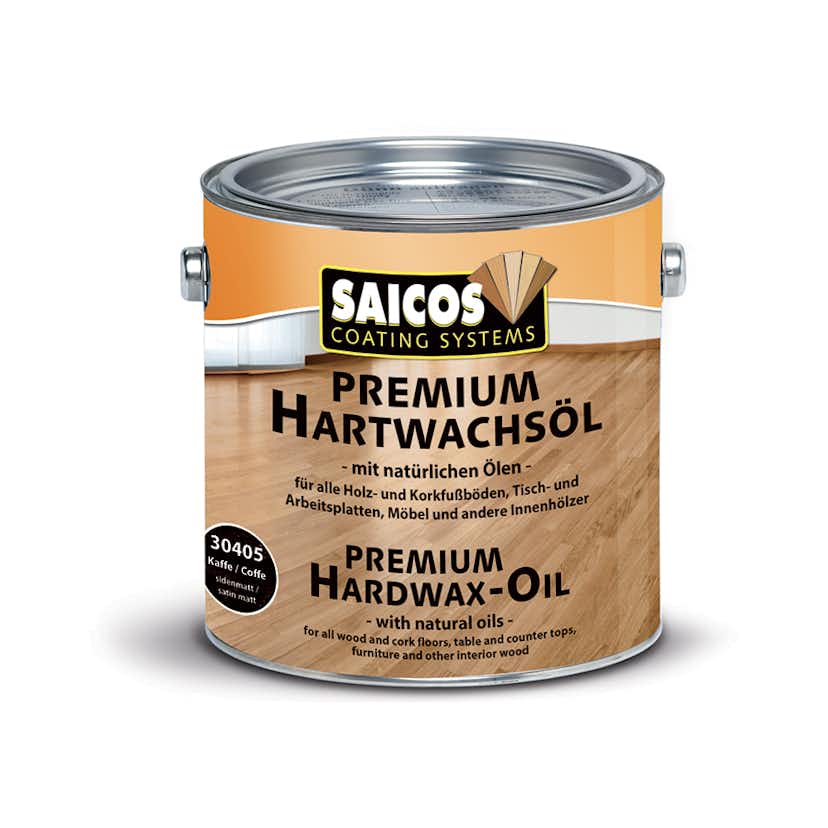 Hårdvaxolja Saicos 30405 Kaffe 0,125 l