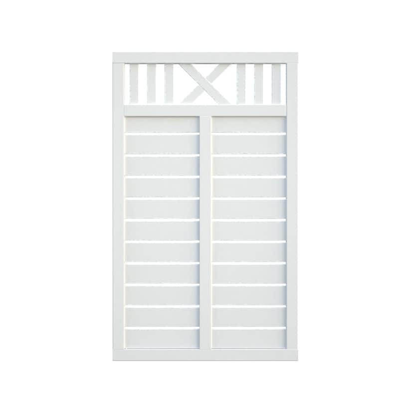 Skärm Palmako Helis 7 Vitmålad