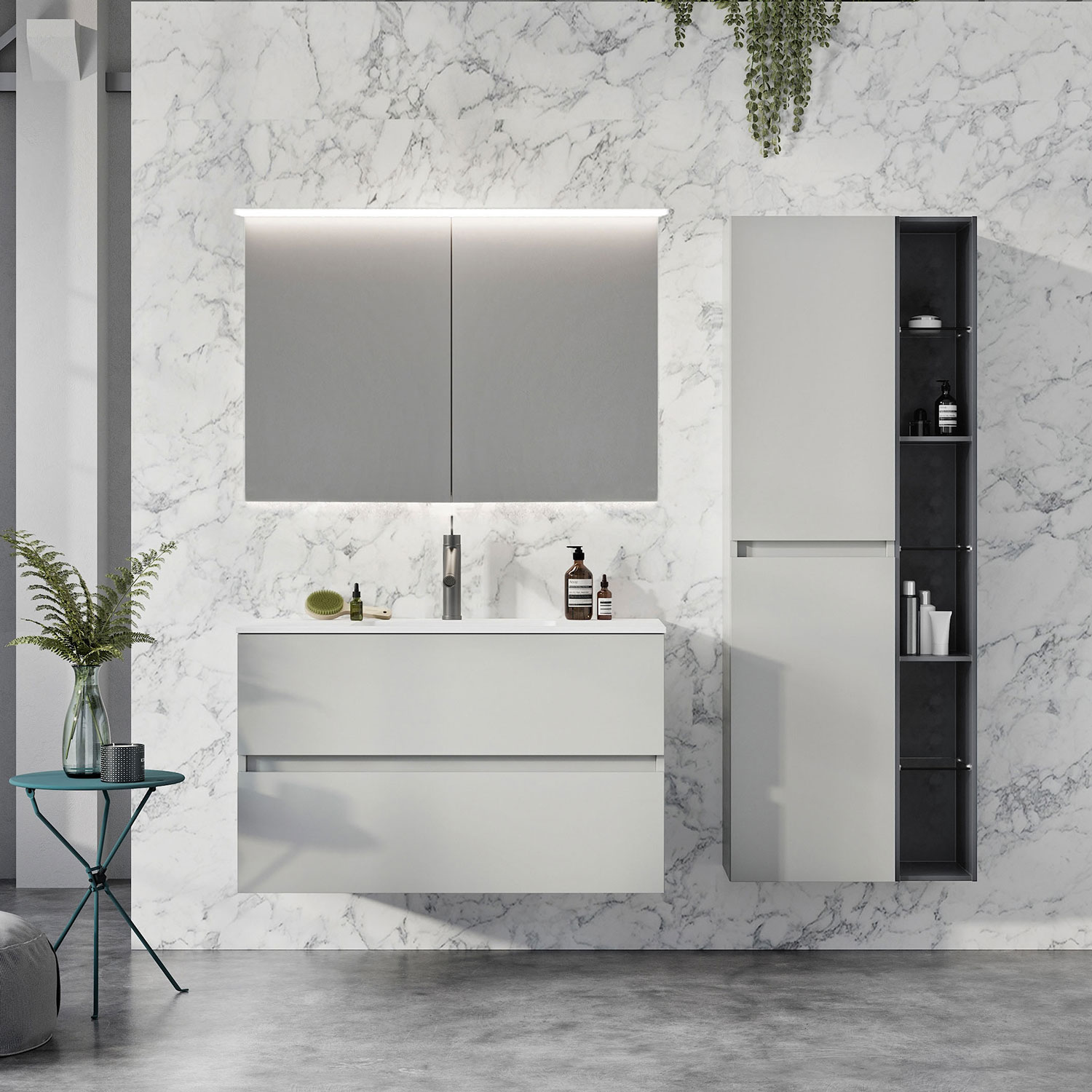 Spegelskåp Swebad Hemavan med Belysning