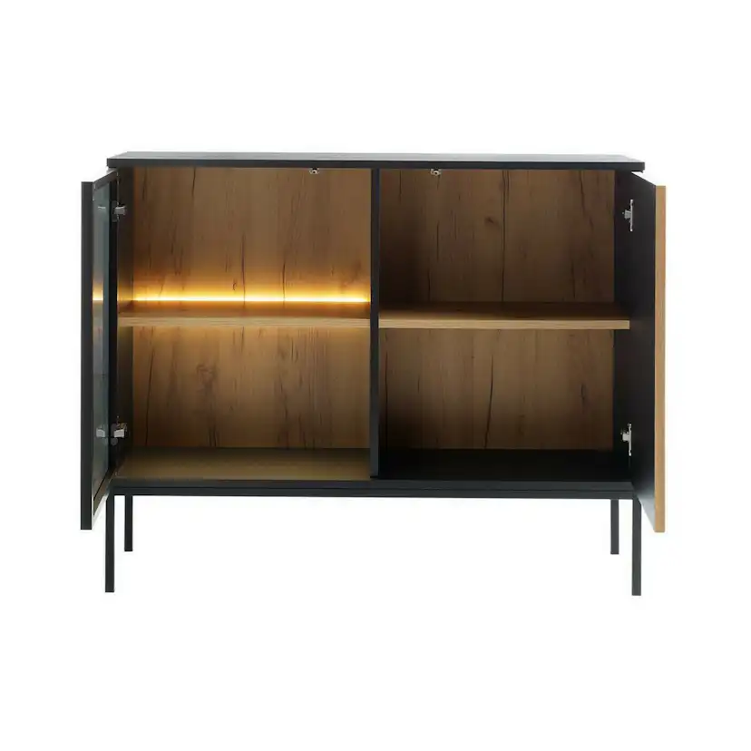Vitrinskåp Scandinavian Choice Klinkerville med Belysning 104x83x39 cm