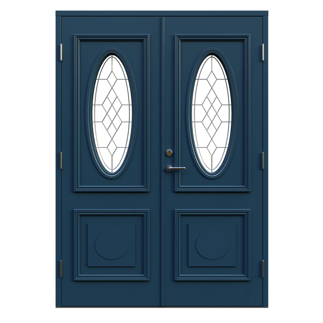 Parytterdörr Leksandsdörren Oval Eco74