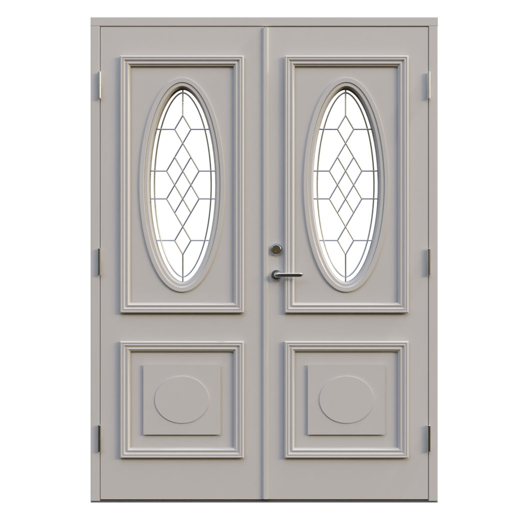 Parytterdörr Leksandsdörren Oval Eco74