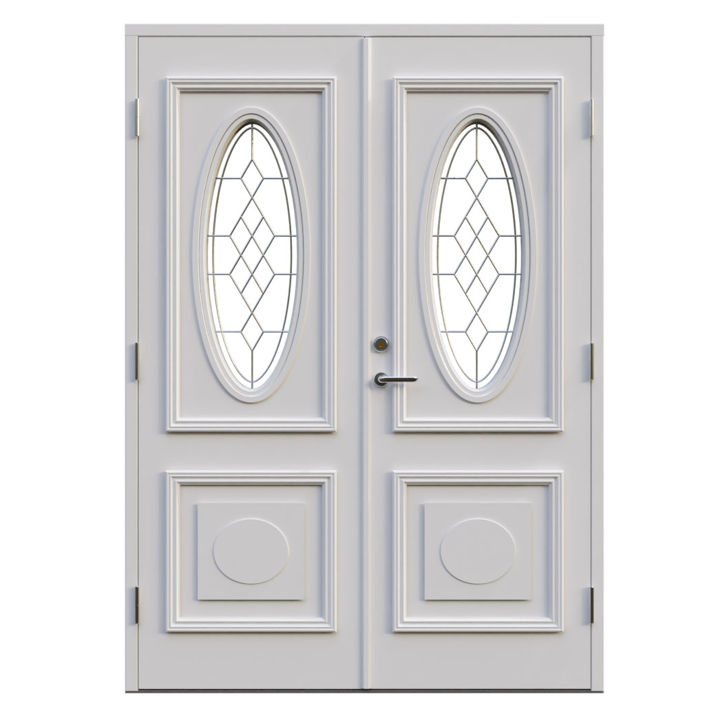 Parytterdörr Leksandsdörren Oval Eco74