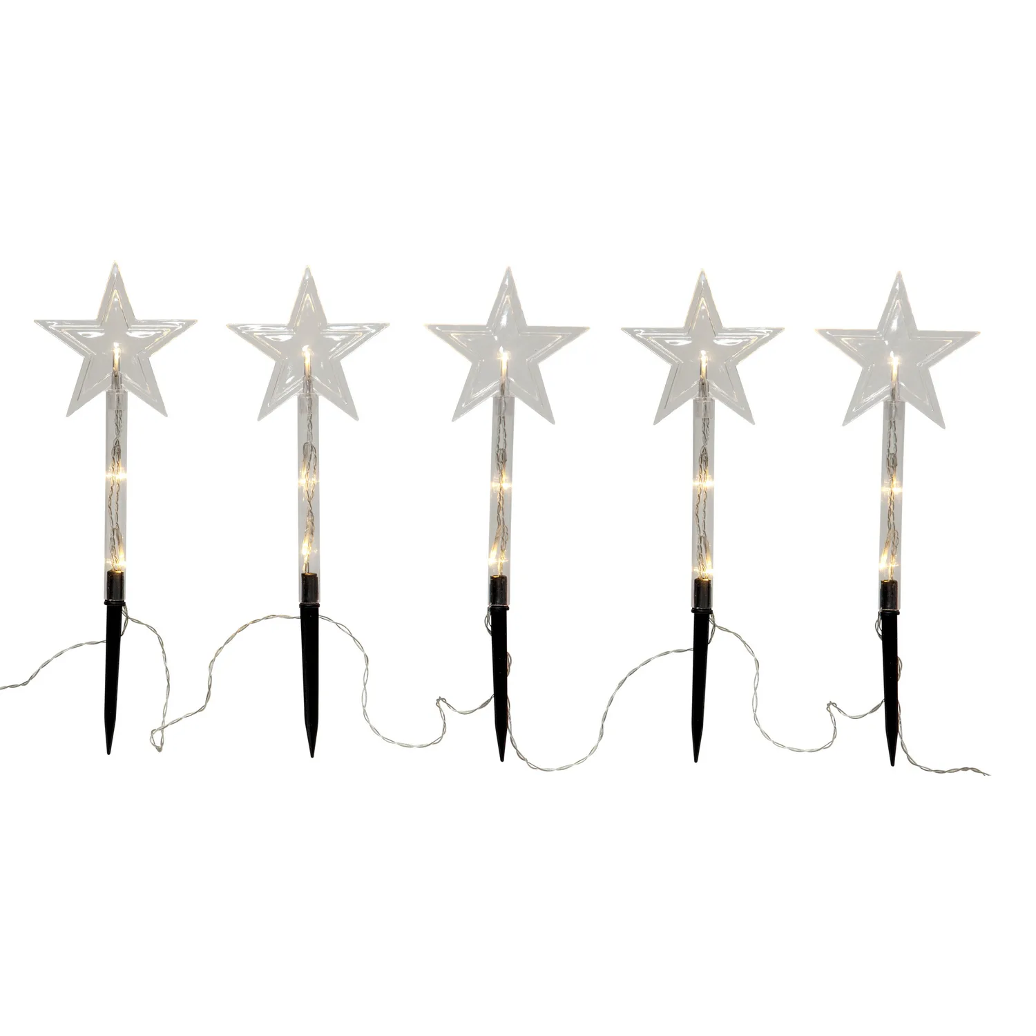 Utomhusdekoration Star Trading Wandy Star 5 st
