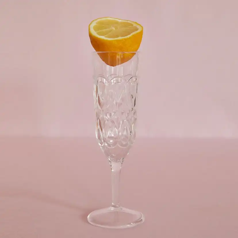 Champagneglas Rice Akryl Transparent