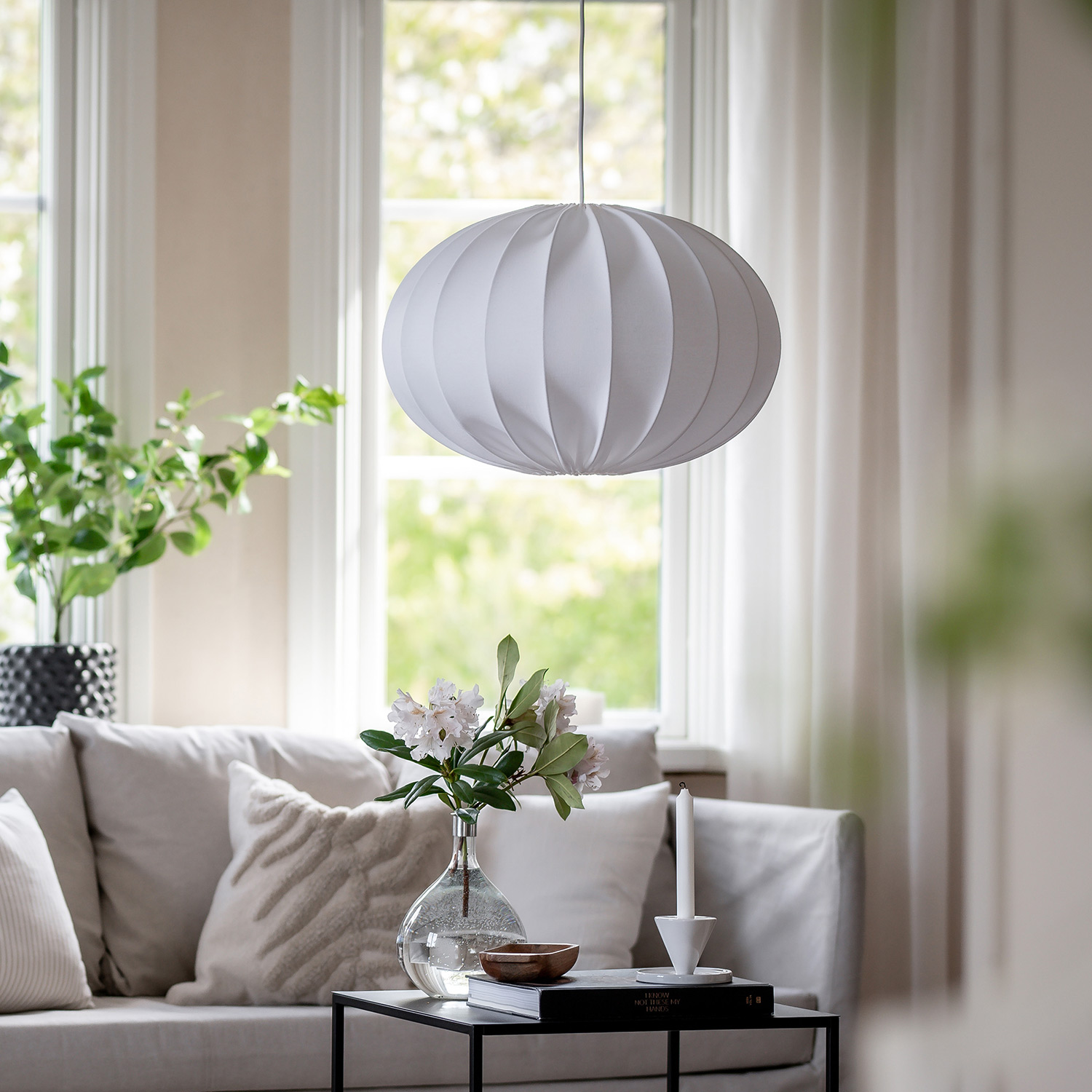 Lampskärm PR Home Hilma Franza Vit