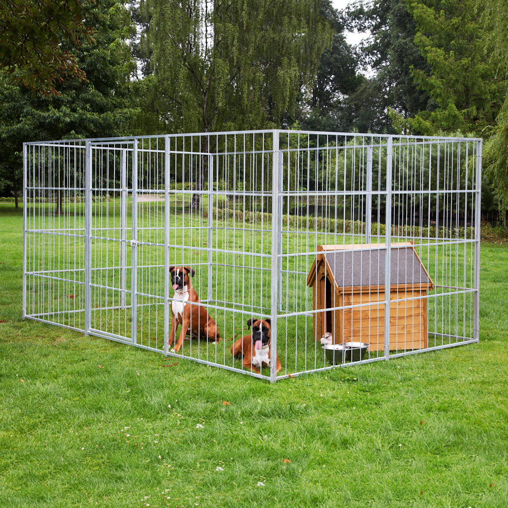 Hundgård HORTUS 7 sidmoduler + 1 grindmodul