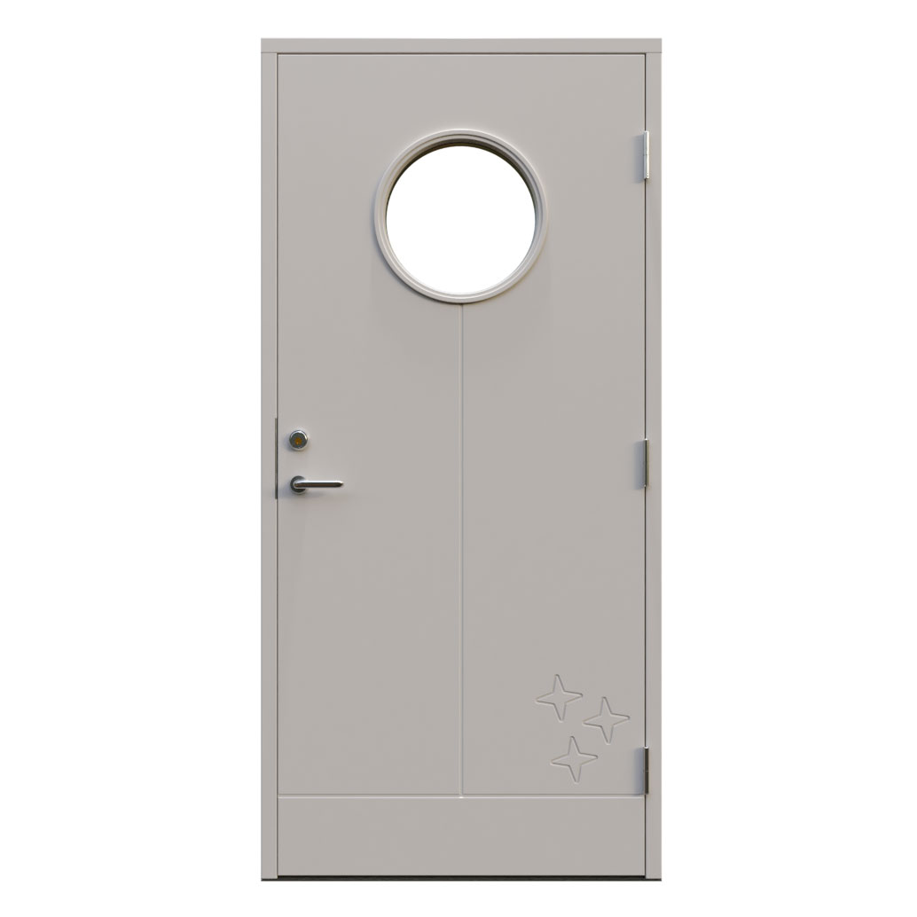 Ytterdörr Leksandsdörren Berg Eco74 RC2N