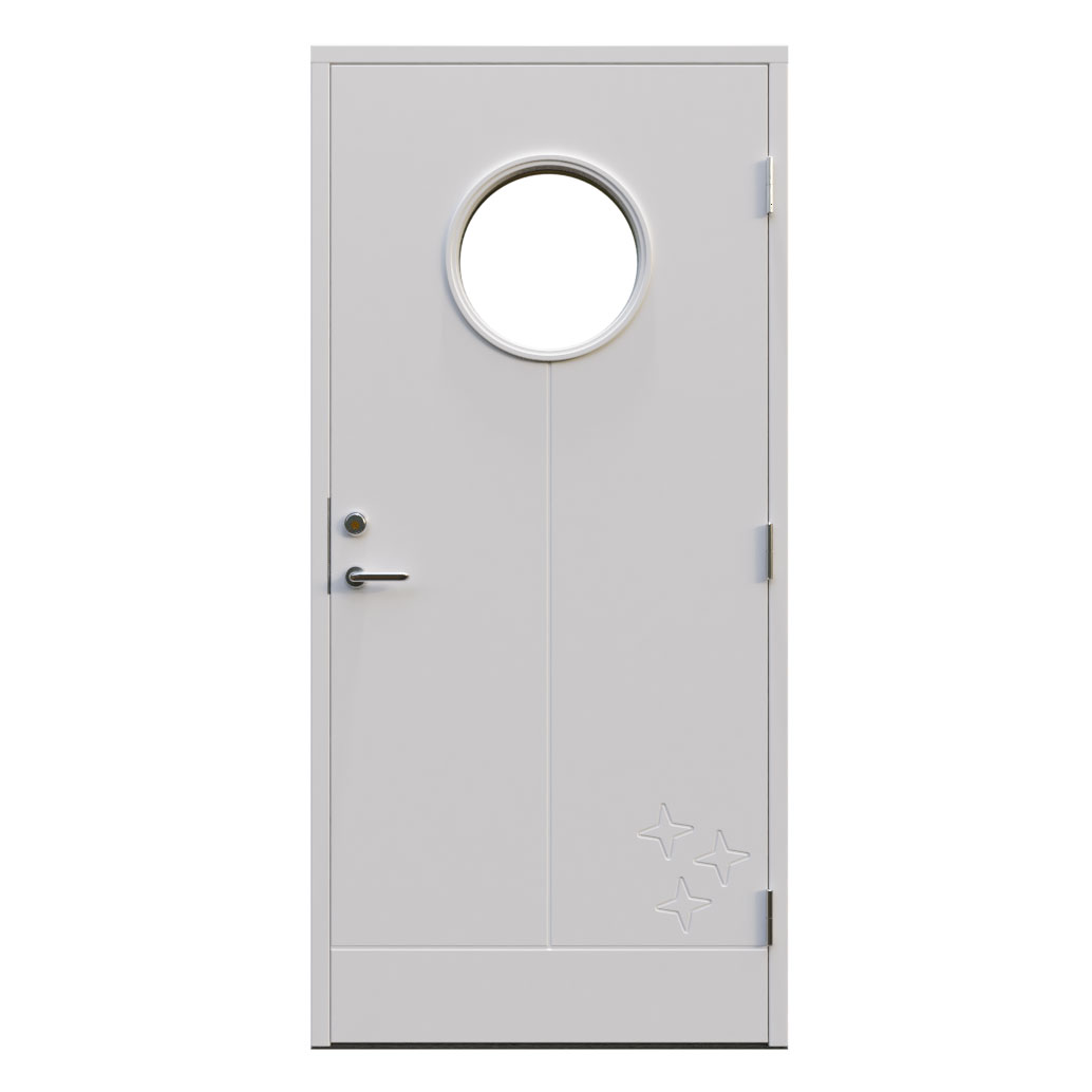 Ytterdörr Leksandsdörren Berg Eco74 RC2N