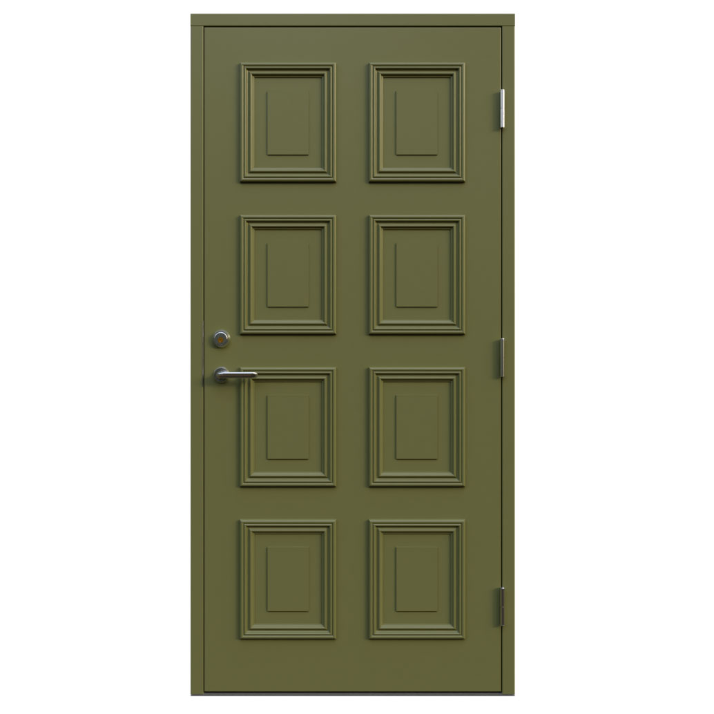 Ytterdörr Leksandsdörren Gråda Eco74 RC2