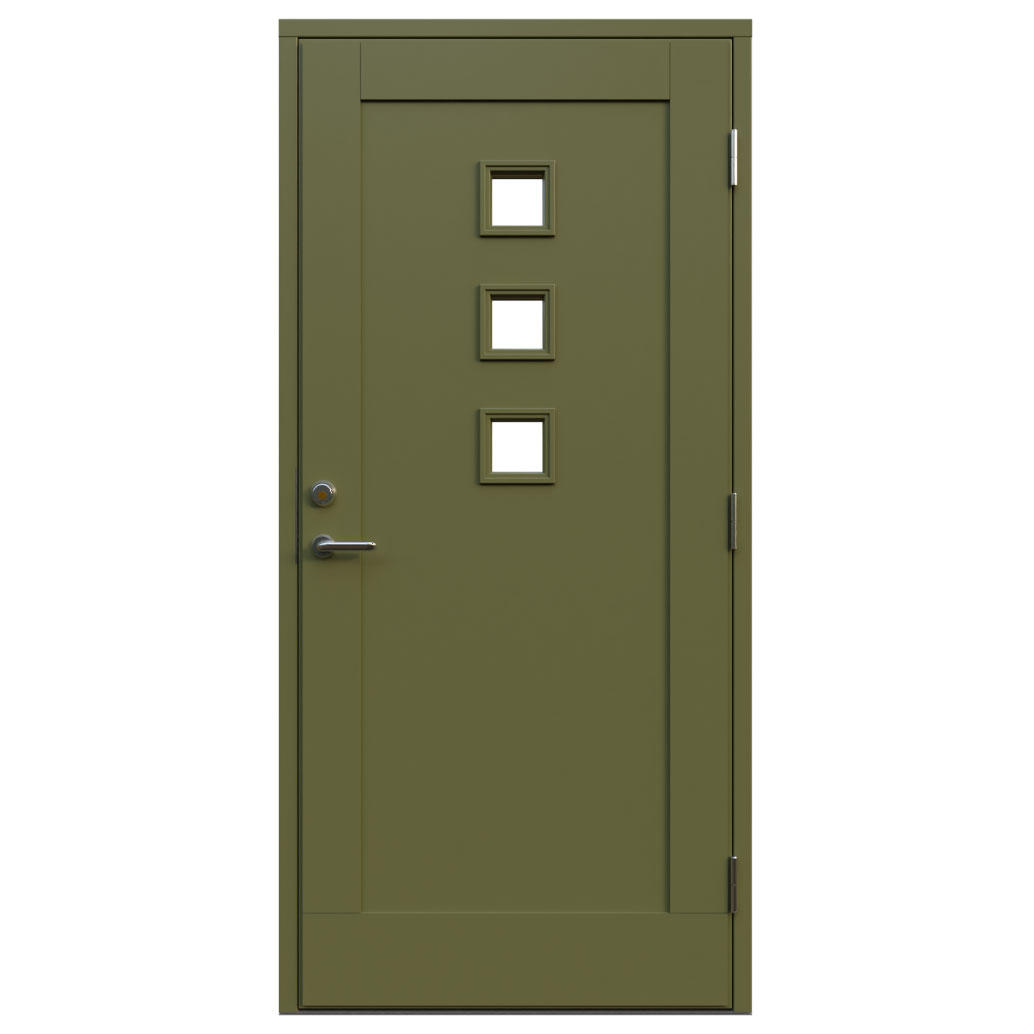 Ytterdörr Leksandsdörren Grytnäs Eco74 RC2N