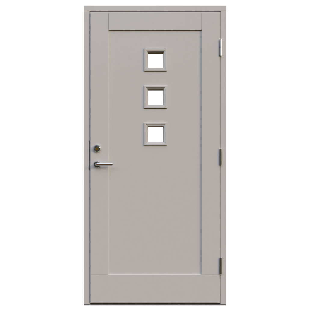 Ytterdörr Leksandsdörren Grytnäs Eco74 RC2N