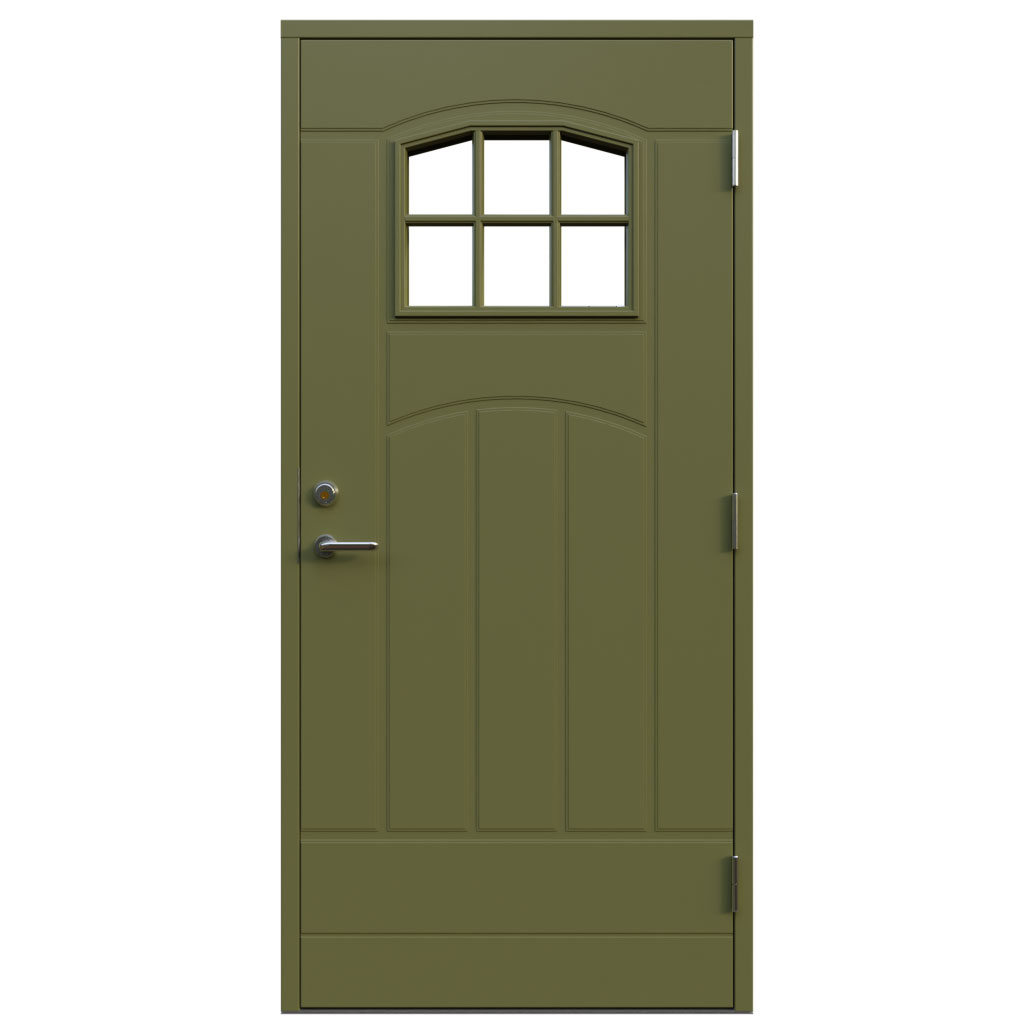 Ytterdörr Leksandsdörren Åkerö Eco74 RC2N