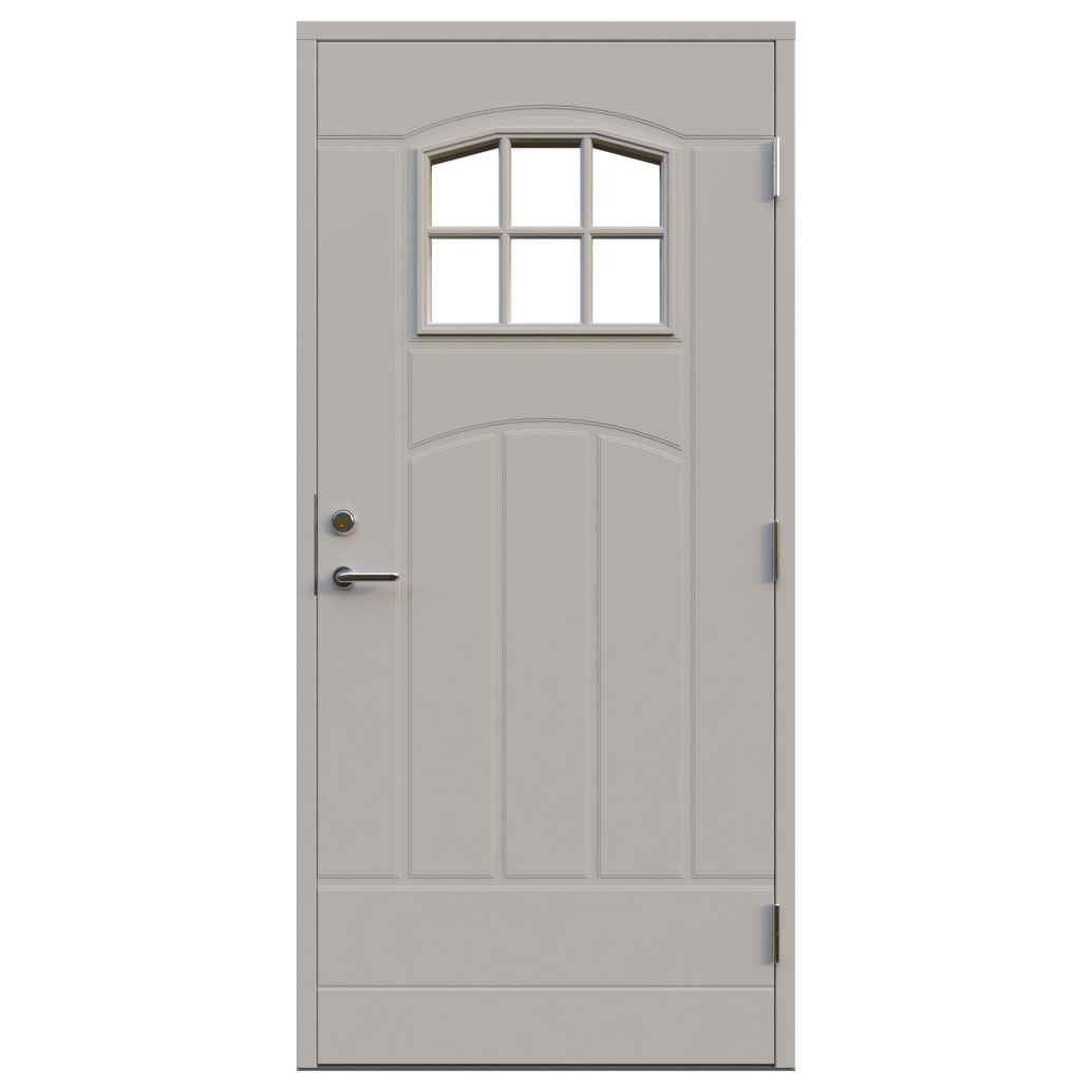 Ytterdörr Leksandsdörren Åkerö Eco74 RC2N