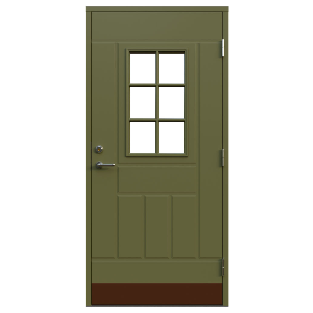 Ytterdörr Leksandsdörren Tibble Glas Eco74 RC2N