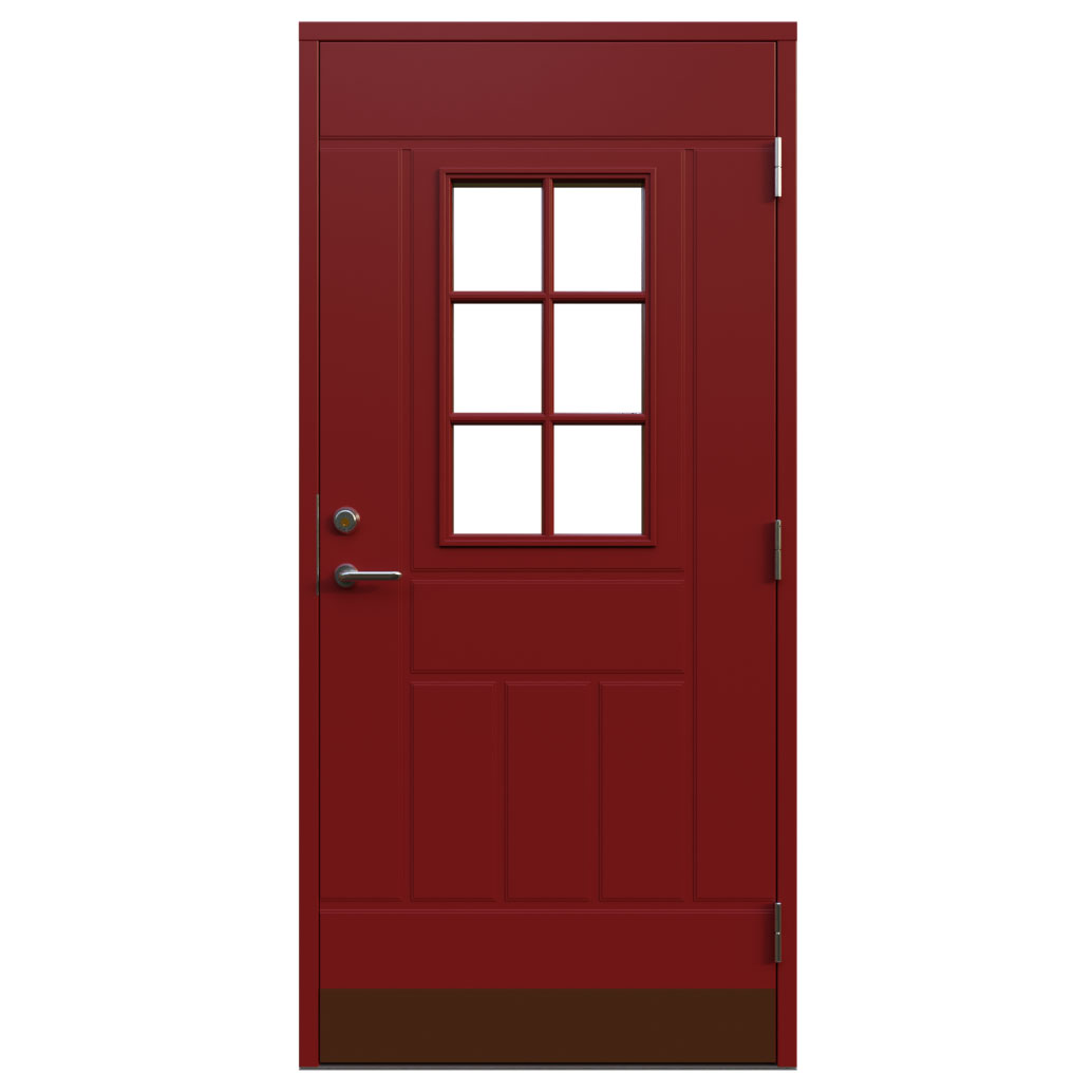 Ytterdörr Leksandsdörren Tibble Glas Eco74 RC2N