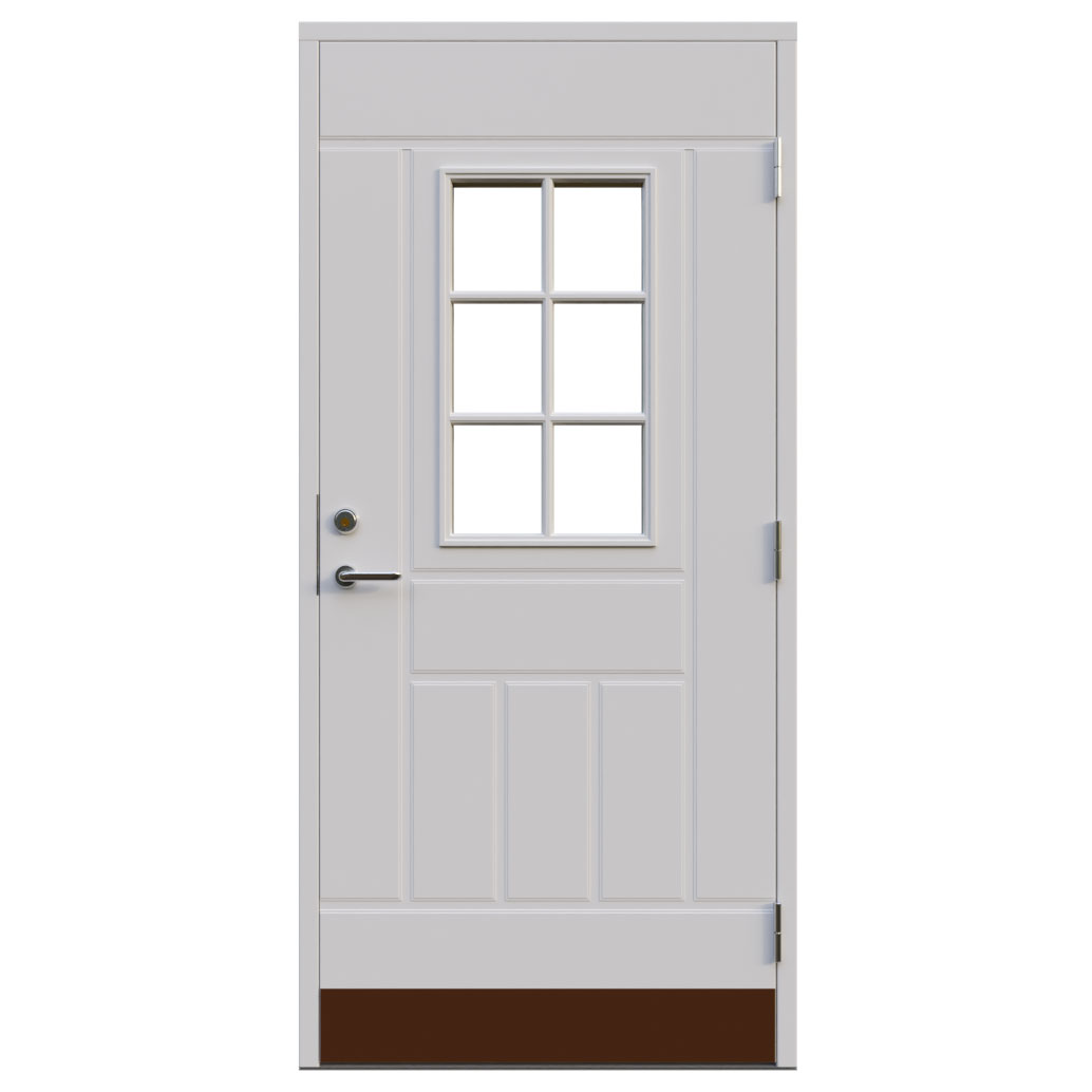 Ytterdörr Leksandsdörren Tibble Glas Eco74 RC2N