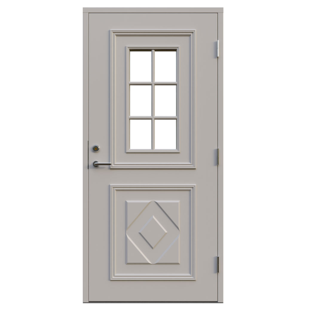 Ytterdörr Leksandsdörren Björkberg Eco74 RC2N