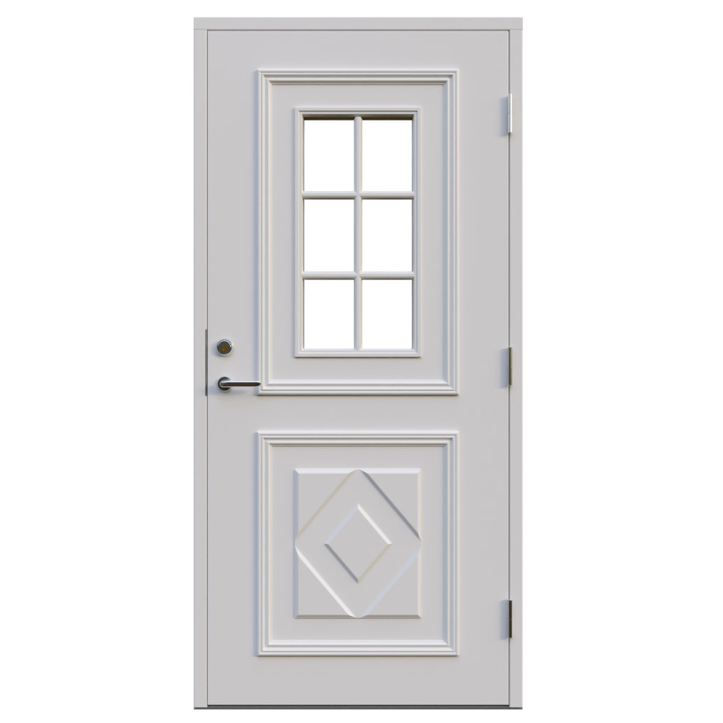 Ytterdörr Leksandsdörren Björkberg Eco74 RC2N