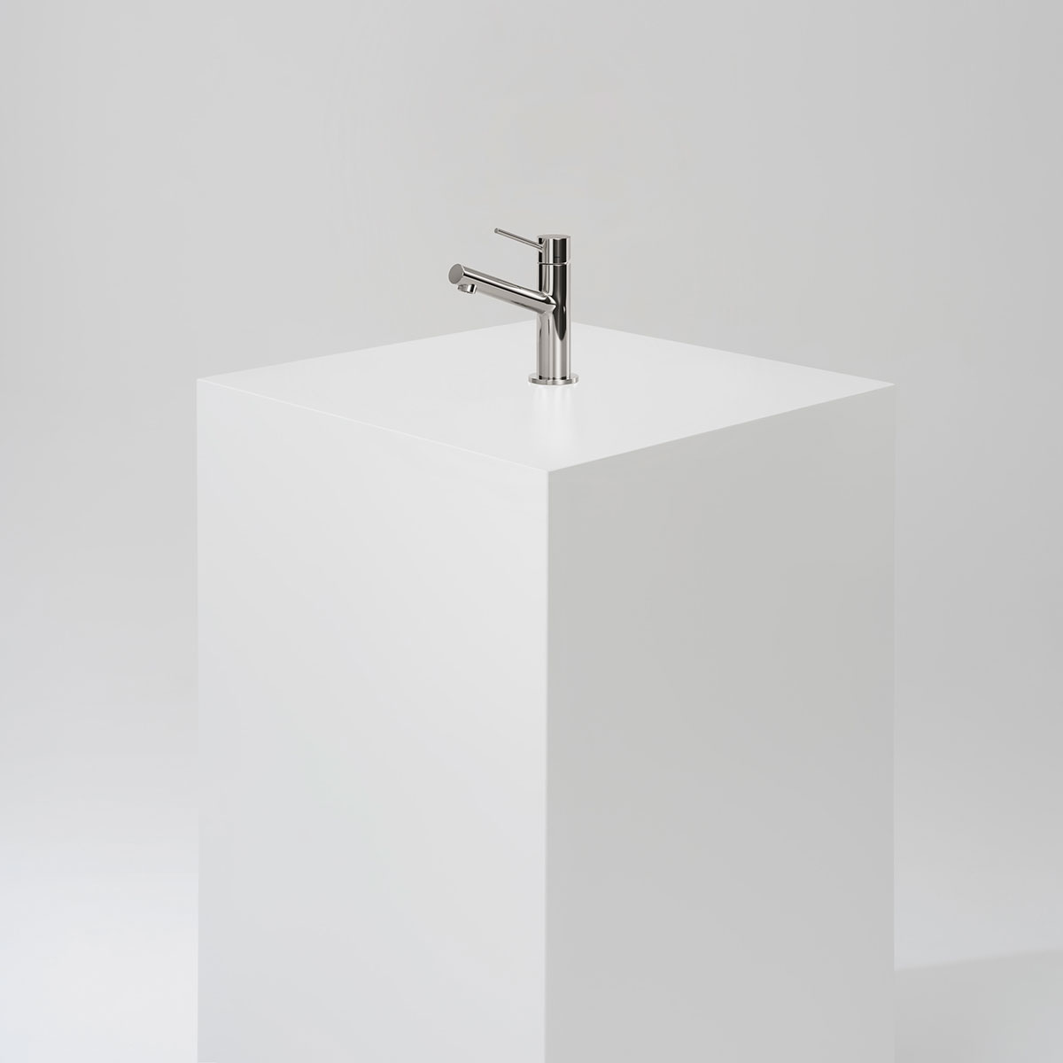 Tvättställsblandare INR by Scandtap Vector Låg Polerat Rostfritt