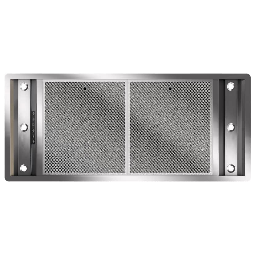 Inbyggnadsfläkt Tovenco Internal System TIS-EC för Frihängd Kåpa TIS-EC - 2-filter, B: 835 mm