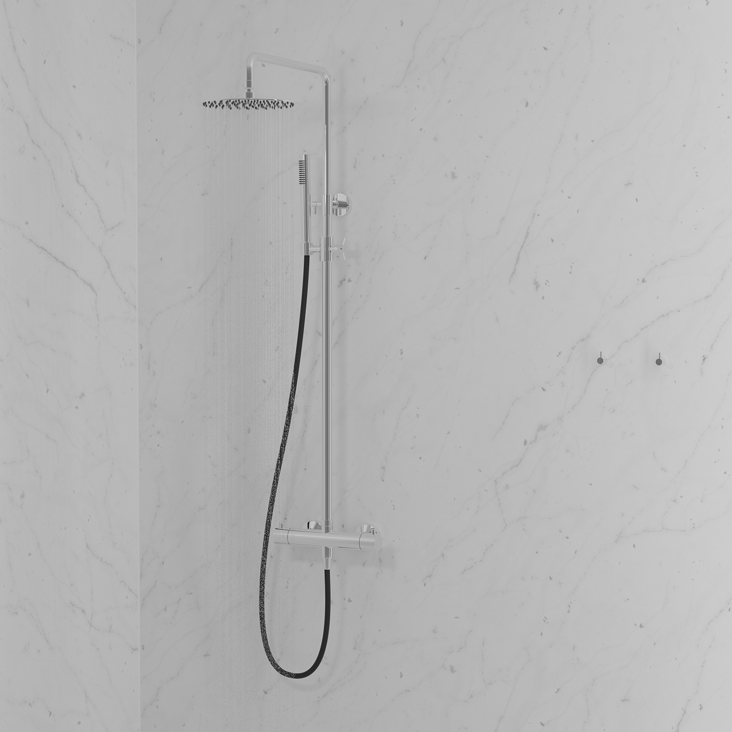 Duschslang Scandtap Steel Pleasure