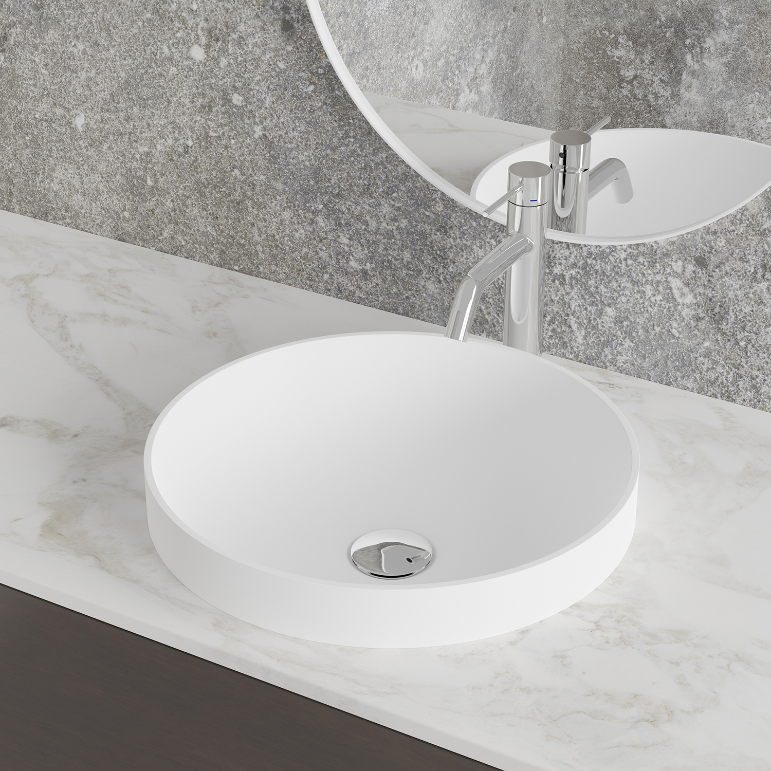 Bottenventil Scandtap Steel Pop-up Universal Duo