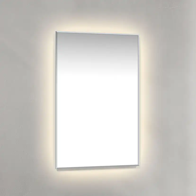 Spegel Macro Design med Ram och Ambilight