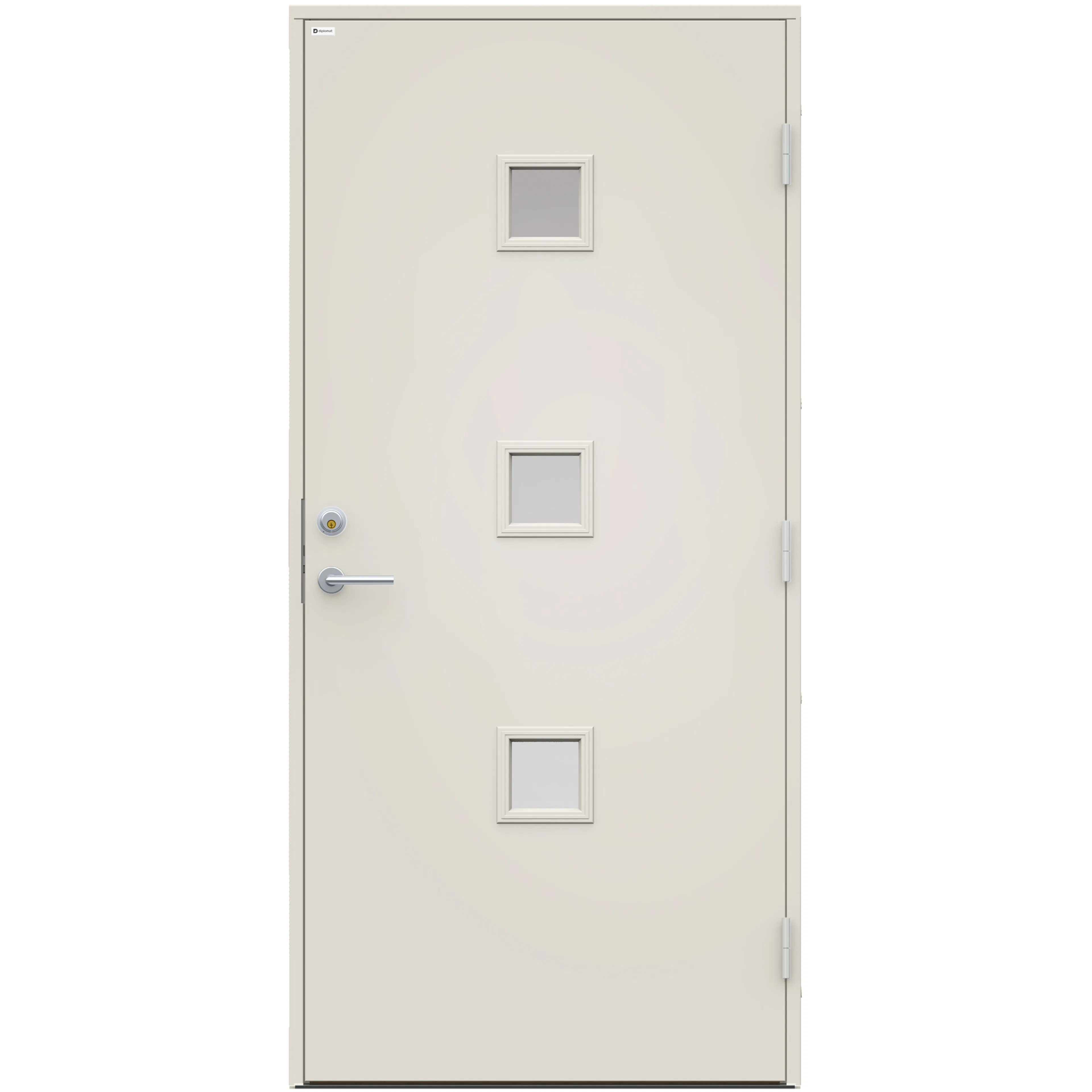 Ytterdörr Diplomat Iris Glas