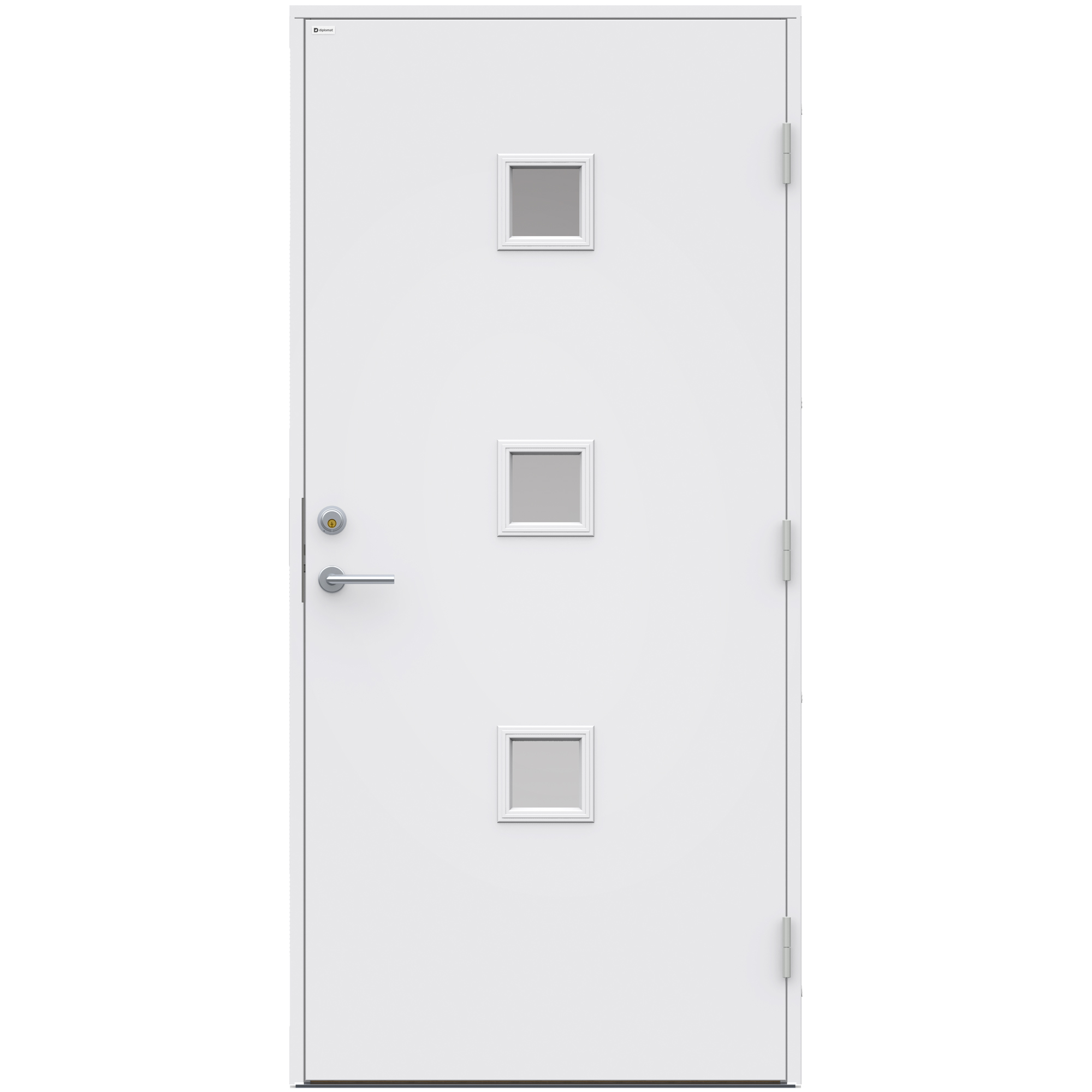 Ytterdörr Diplomat Iris Glas