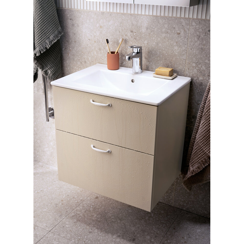 Tvättställsskåp Alterna Isella Aqua med Ariella Mineralkomposit Tvättställ