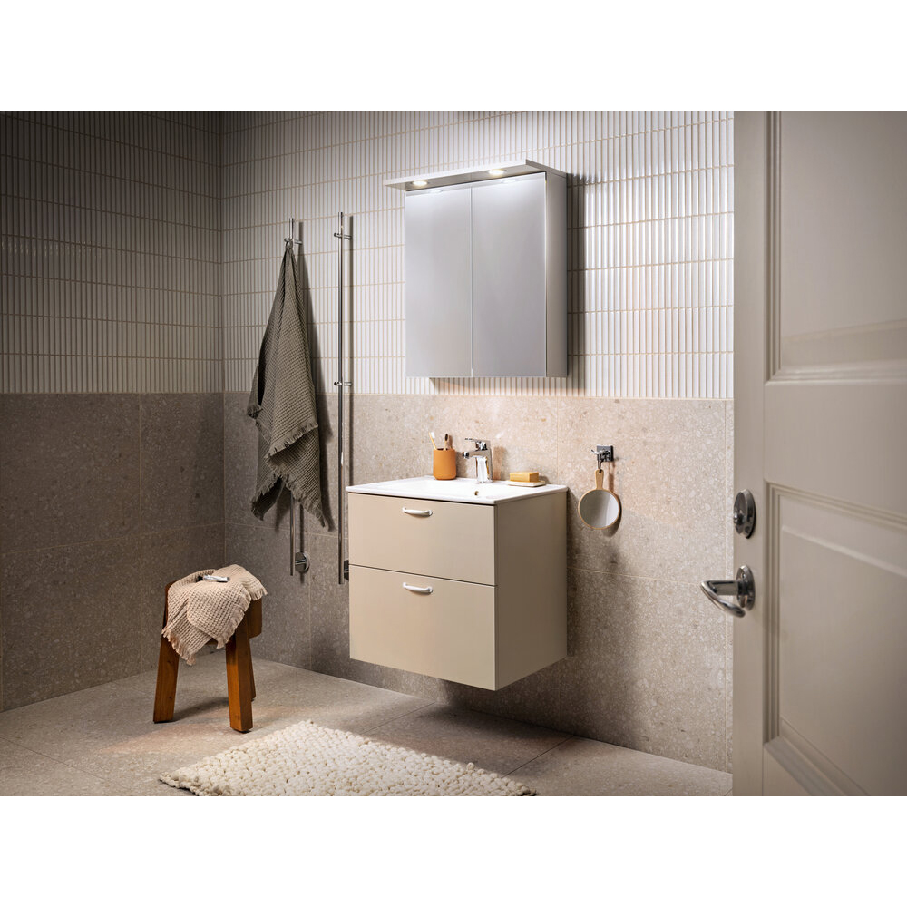 Tvättställsskåp Alterna Isella Aqua med Ariella Porslin Tvättställ