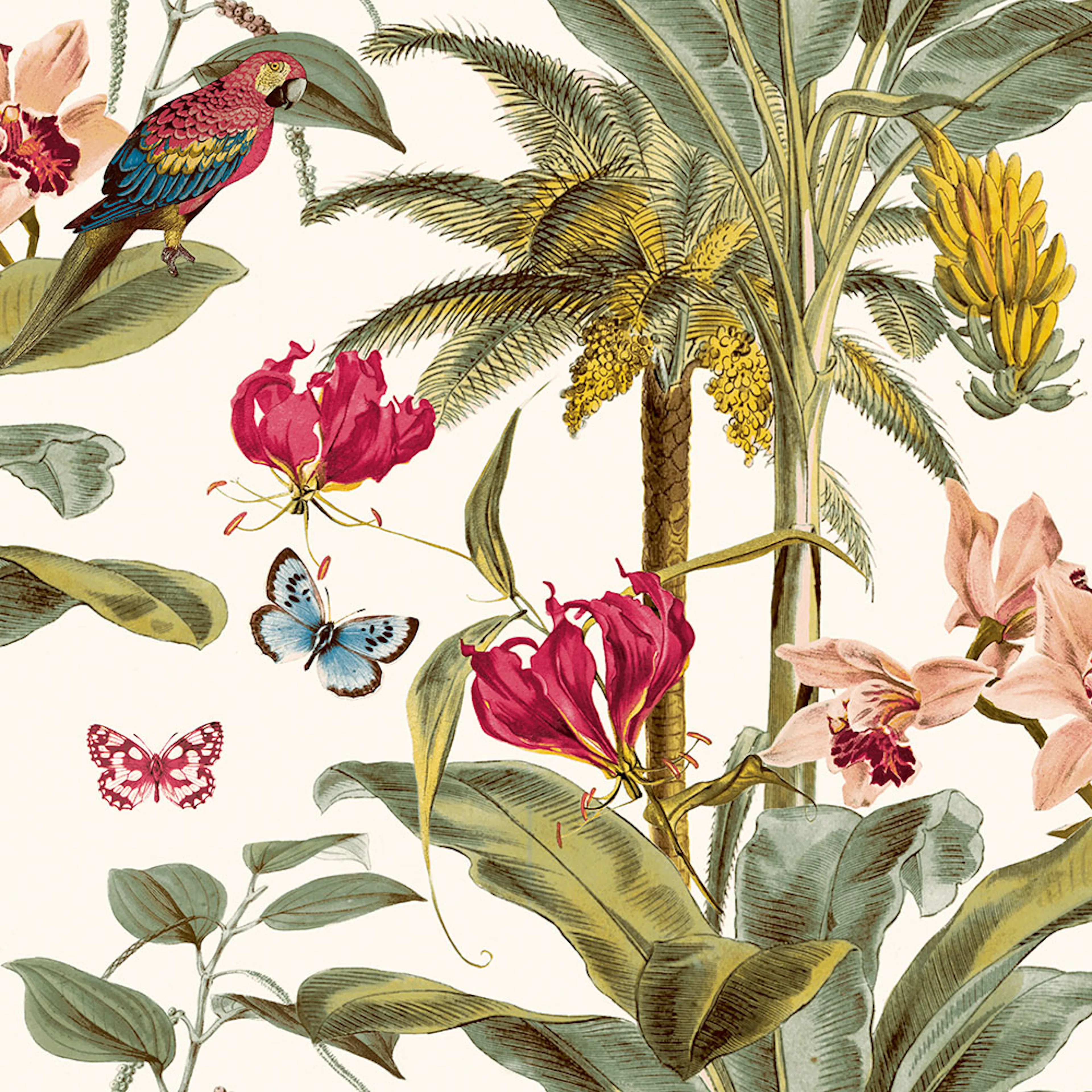 Tapet GrandecoLife Tropical Palm Motif 1 JF2001