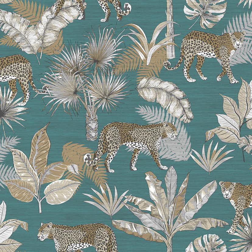 Tapet GrandecoLife Leopard JF2104