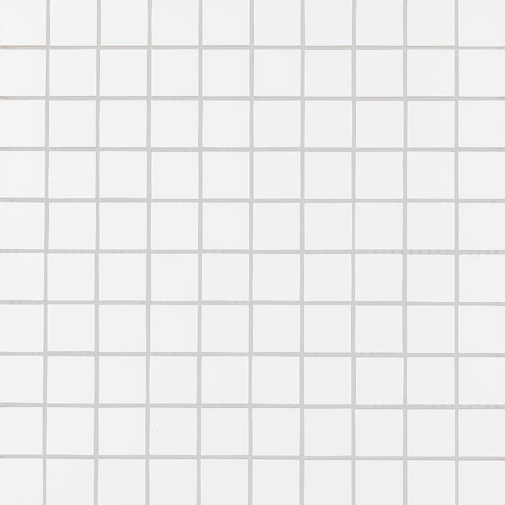 Mosaik Line Vit/Ret Blank 3x3 cm
